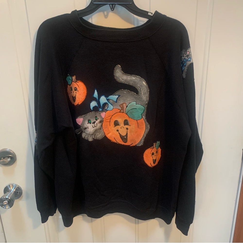 Halloween hand made sweatshirt